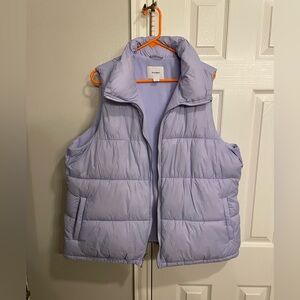 Old Navy Light Purple Puffer Vest xxl